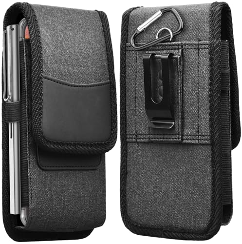 Takfox Phone Holster for Samsung Galaxy S25 Ultra S25 Edge S24 Plus S23 S22 S21 S25 FE 5G A17 A16 A15 A23 A14 A26 A36 A56 Note 20 Ultra iPhone 16 Pro Max 17 Case with Card Holder Pouch Belt Clip Men