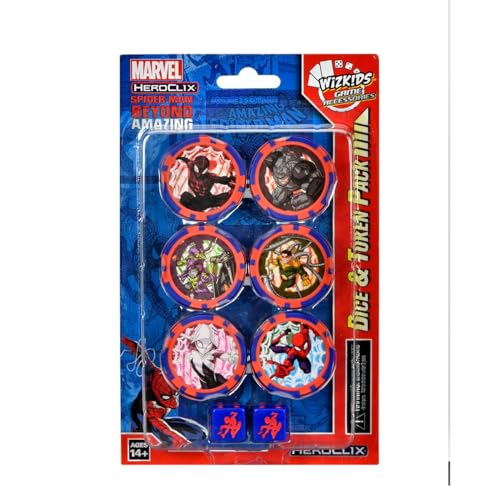 Marvel HeroClix: Spider-Man Beyond Amazing dados y fichas para tardes de juegos en casa