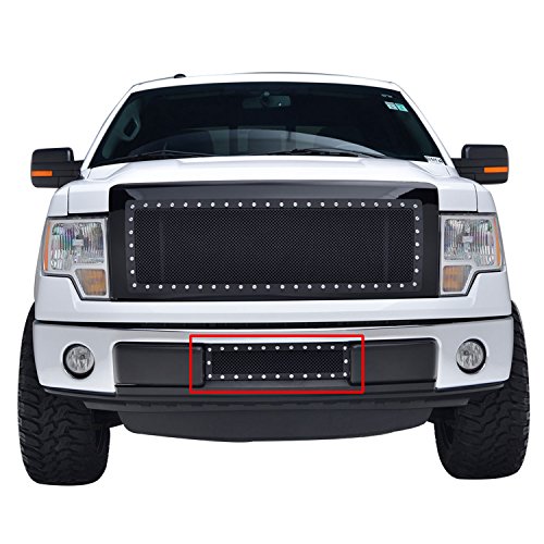 Paramount Automotive Automotive 46-0744 Black Stainless Steel Wire Mesh Bumper Grille (Ford F-150 Evolution) #TOP3