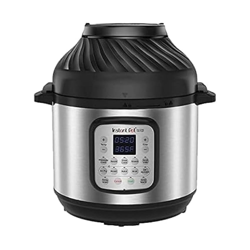 Instant Pot Duo Crisp + Hot Air Fryer 11-in-1 Electric Multi-Cooker 5.7 L - Pressure Cooker, Air Fryer, Slow Cooker, Steamer, Sous Vide Device, Dehydrator with Grill, Keep Warm and Baking Function