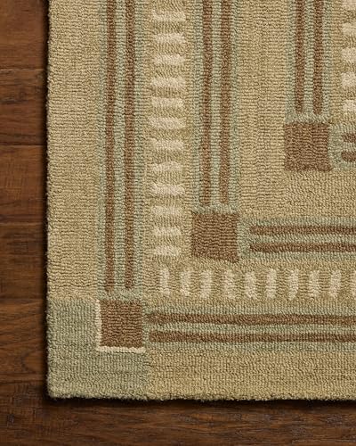 Tapete decorativo Loloi Alfie Collection 3'6" x 5'6" de lana miniatura 5