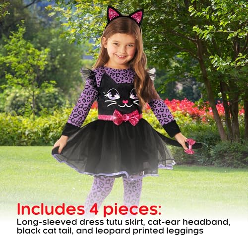 Disfraz de Gato Cute Morph para Niñas 4-6 Años miniatura 2