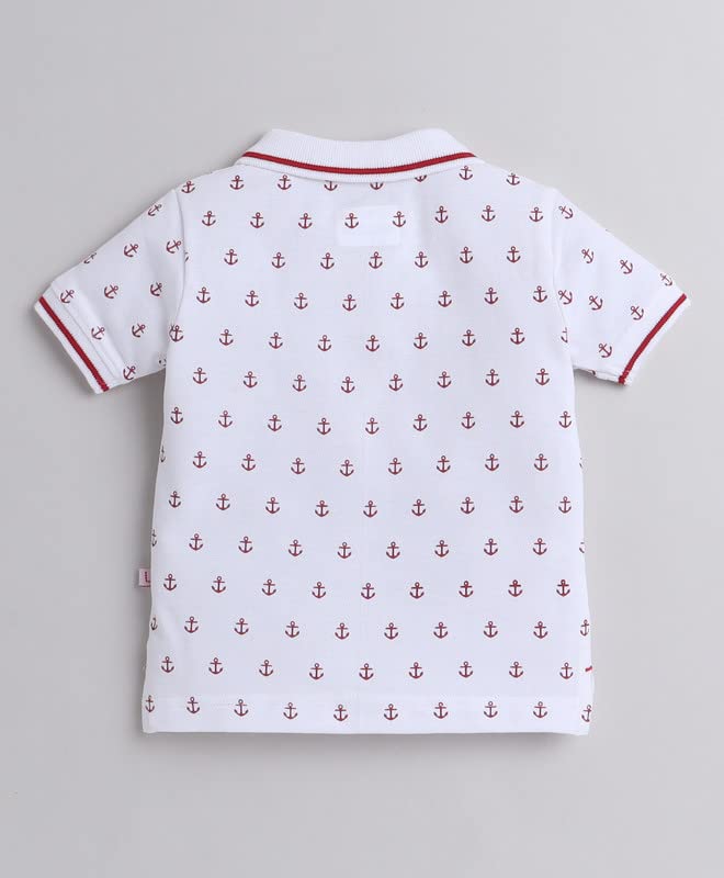 Image of BUMZEE Boys Half Sleeves T-shirt & Short Set With Suspender