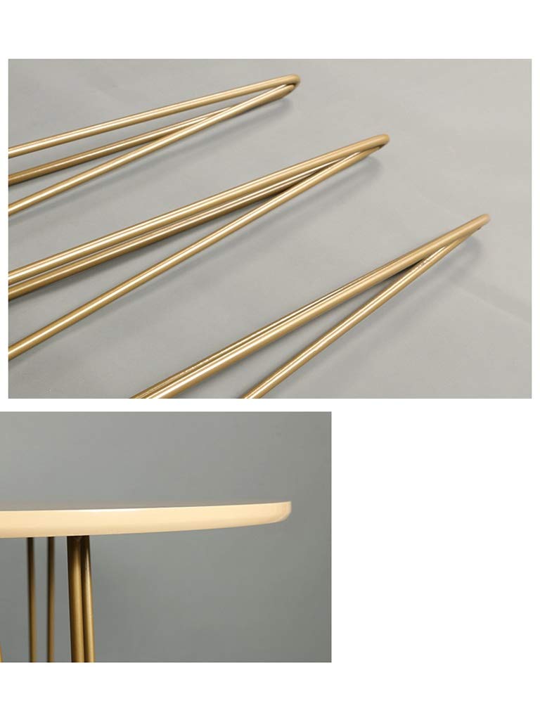 Mesa Auxiliar Triangular con Remaches, Mesa Auxiliar para sofá, Estructura de Metal, mesas Nido de 3 Colores (Color: A, tamaño: 60 × 60 × 60 cm)