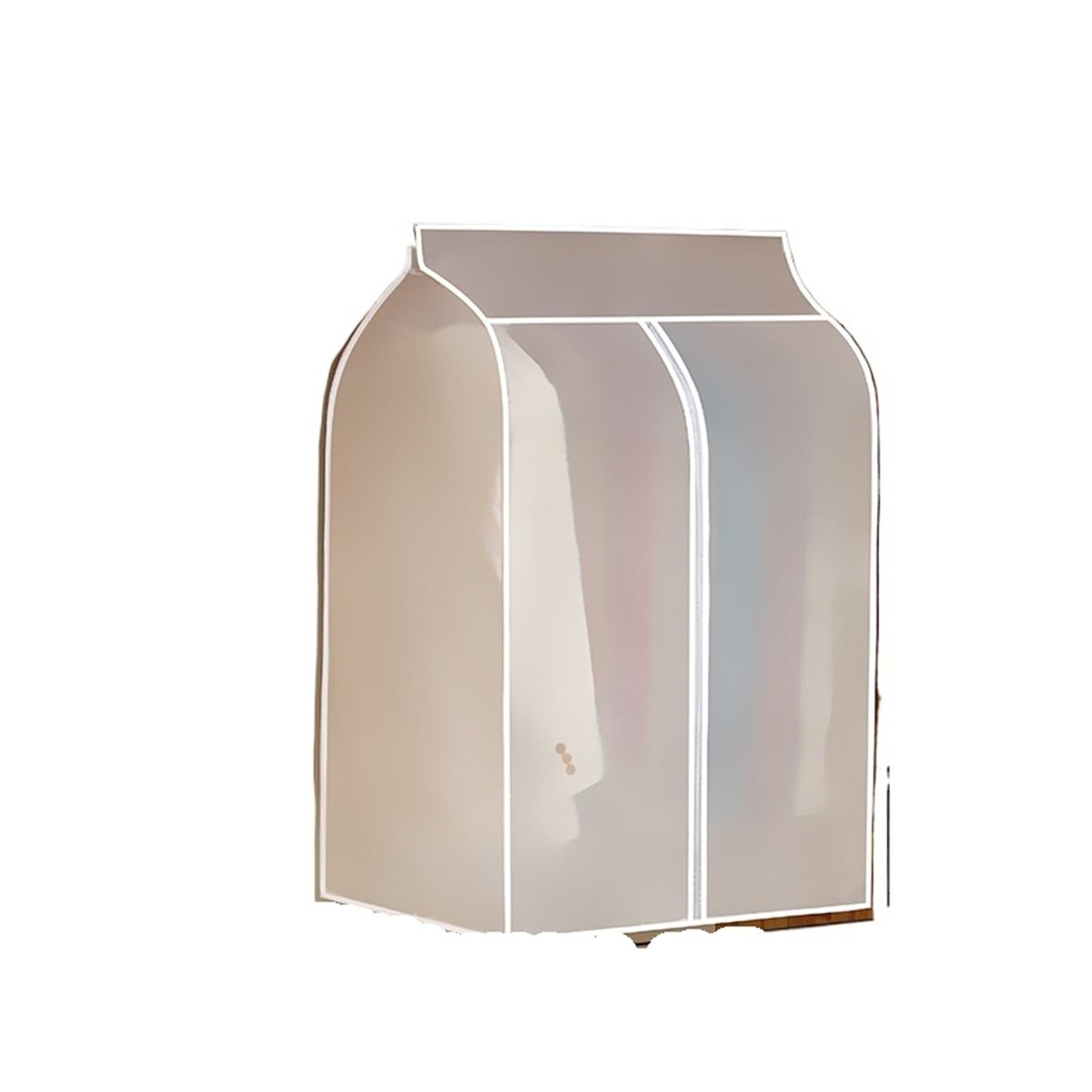 Clothes Rail Cover Clothing Dust Cover Transparent Waterproof Dustproof Dress Clothes Garment Household Organizer Wardrobe Storage