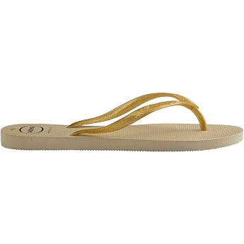 Havaianas - Slim Gloss Stylish Robust and Versatile Flip Flops for Women with a Touch of Glamour Non-Slip Soles
