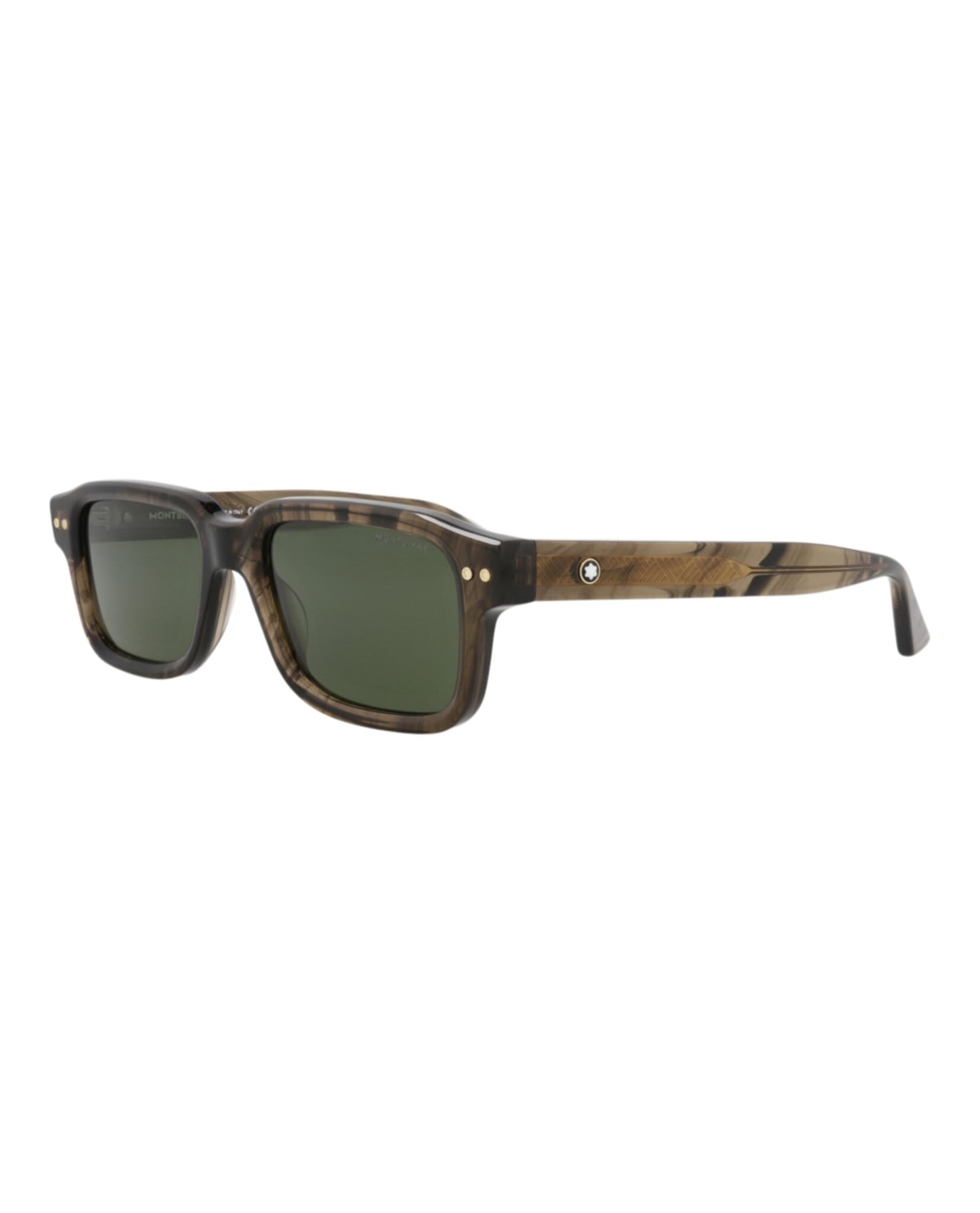 Montblanc MB0286S-004 53 okulary przeciwsłoneczne Man Recycled Ace Okulary przeciwsłoneczne, sportowe, wielokolorowe (wielokolorowe), jeden rozmiar