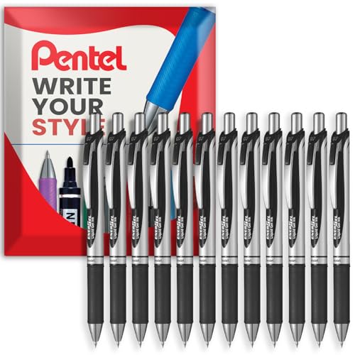 Pentel EnerGel XM BL77 Bolígrafo Gel Retráctil 0.7mm Pack 12 miniatura 1