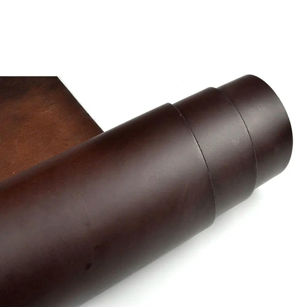 ROCILA leather piece craft vegetable tanned leather thick genuine leather about 4.0 mm cowhide Genuine Cowhide Veg tan Handmade precut