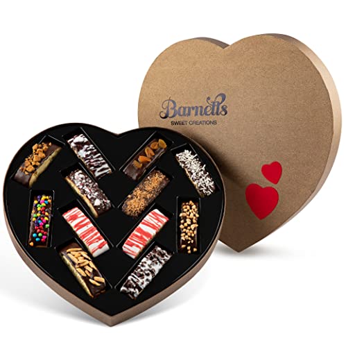Valentines Day Chocolate Gift Baskets, Biscotti Cookie Chocolates Box, Covered Cookies Holiday Gifts, Mens Food Delivery Ideas, Gourmet Candy Basket For Women Him Her Mom Daughter Wife Kids - Image 3