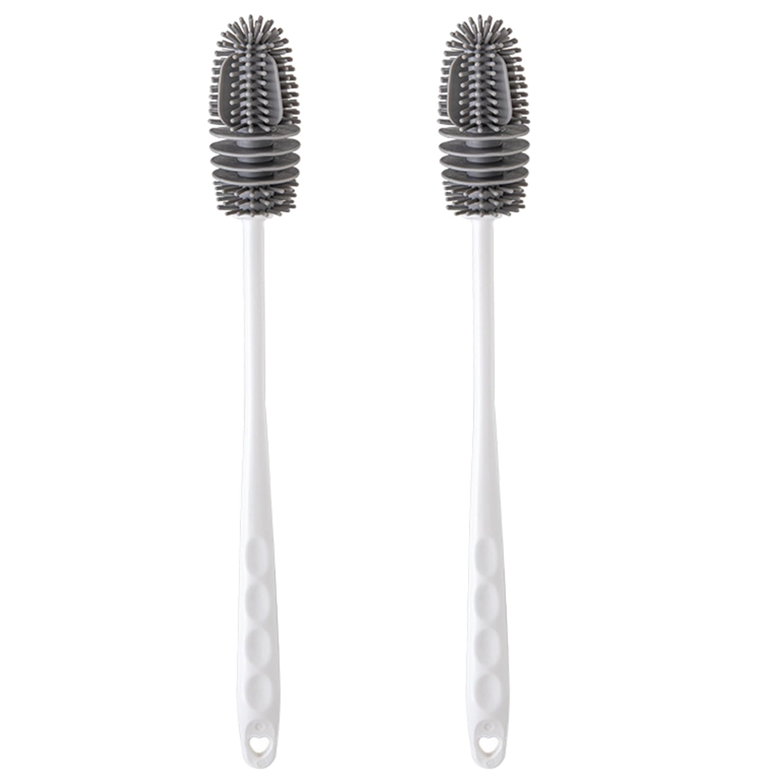 ZBIianxer Of 2 Bottle Cleanings Brush Suitable for Narrow Neck Bottle Silicone for Sports Bottles, Efficient Cup
