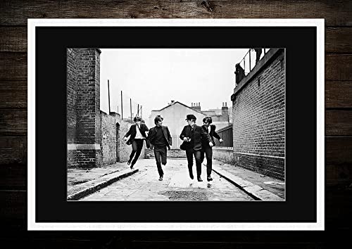 Affiche The Beatles – Affiche The Beatles – A Hard Day’s Night – Cadre Bois Avec PassePartout | A3 (41.9×29.6cm), Black… - Les Beatles, Paul McCartney, John Lennon, RIngo Starr, George Harrison Affiche The Beatles - Affiche The Beatles - A Hard Day's Night - Cadre Bois Avec PassePartout | A3 (41.9x29.6cm), Black… – Image 8