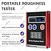 HNBYLMM Portable Surface Roughness Tester, LED Display High Accuracy 0.01μm with 4 Parameters Ra/Rq 0.05~15.0μm Rz/Rt 0.1~50.0μm Digital Surface Gauge for Industrial and Laboratory Use