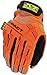 Mechanix Wear Hi-Viz M-Pact Gloves - High-Visibility Impact Gloves - For Builders Safety - For Construction - Vibration Absorbing - Touchscreen Compatible - Fluorescent Orange - Large