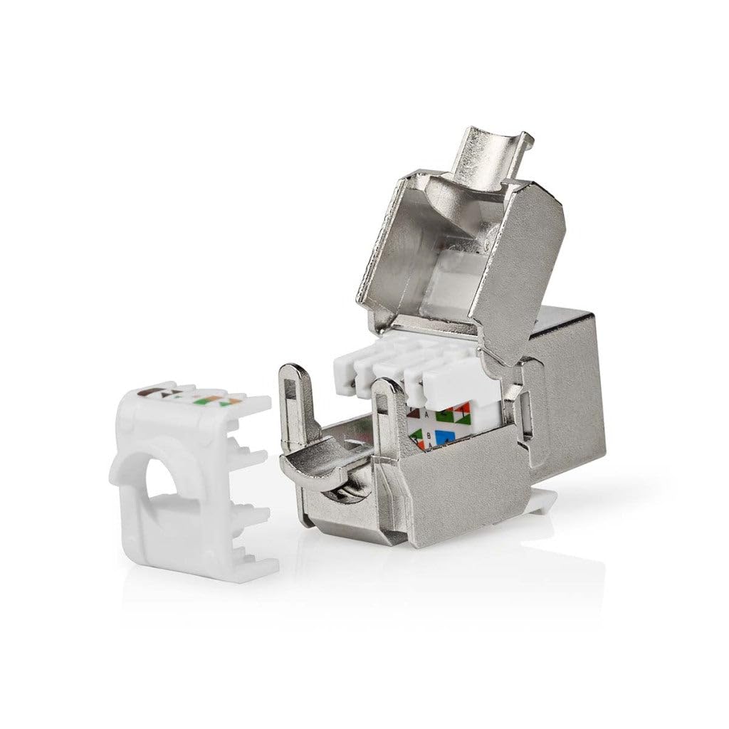 NEDIS Keystone | CAT7 | gniazdo RJ45 | S/FTP | metal | koperta
