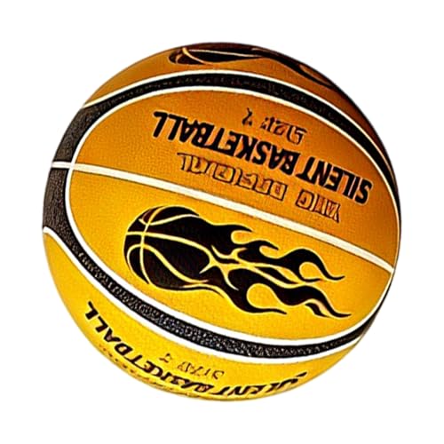 Baloncesto genérico sin aire - Bola de entrenamiento de fácil agarre - Baloncesto interior silencioso de alta densidad | para adolescentes niños niñas casa habitación deporte