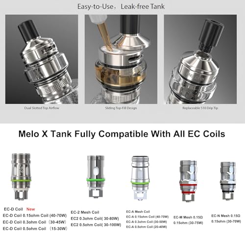 Eleaf iStick X80 Kit fini les pannes avec le réservoir 5ml