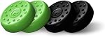 KontrolFreek No-Slip Poignées de la pouce pour Xbox Series X (XBX) et Xbox One (XB1) Contrôleur 4-Pack | Vert et noir