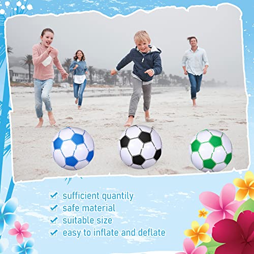 24 Pieces Inflatable Ball Soccer Ball Softball Volleyball Basketball Football 16 Inch Beach Balls Party Favors Summer Swimming Pool Beach Game Toys For Kid Girl Boy Sport Outdoor Activity (Beach Ball) #TOP5