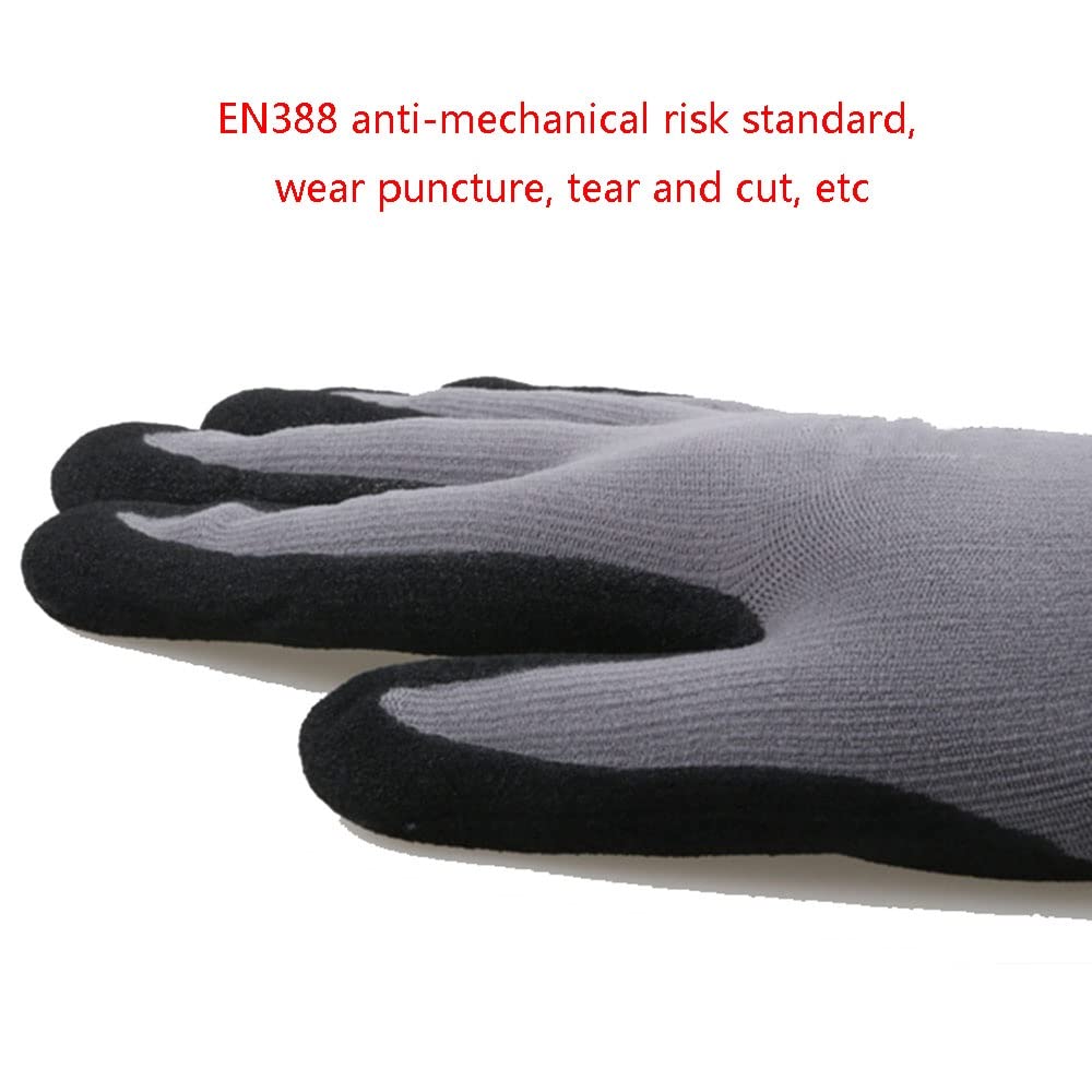 FUFU Fäustlinge Herren- Und Damenhandschuhe, Atmungsaktive Gartenhandschuhe, Handschuhe for Sicherheitsarbeiten, Gebraucht Zum Grabenpflanzen, Gartenarbeit Und Dekoration (Size : M)