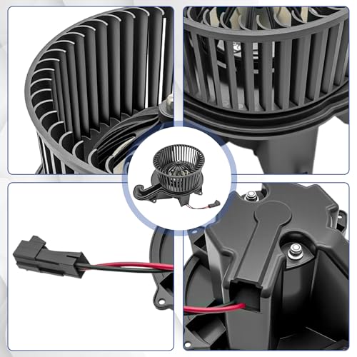 Image of PartsFlow HVAC Heater Blower Motor with Fan Cage For 2007 2008 2009 2010 2011 2012 2013 2014 2015 Mack CHU Volvo CXP CXU 85128713