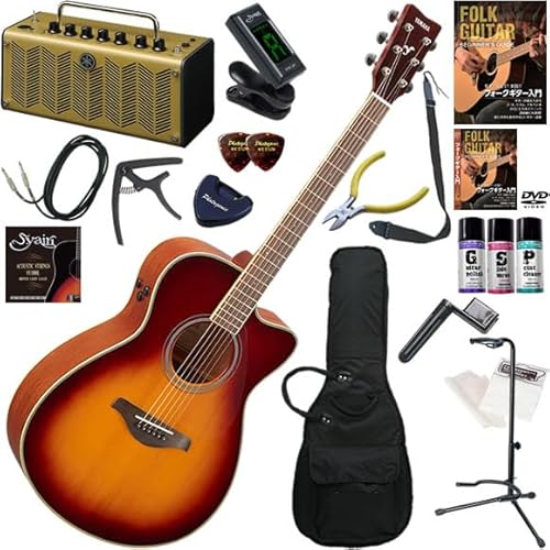 ヤマハ トランスアコースティックギター初心者入門 THR5Aが入ってる大人の19点セット FSC-TA/BS(ブラウンサンバースト)