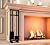 Fire Beauty Fireplace Tools Set 5 Pieces Fireside Accessories Fire Kit Stand Woodstove Tools Holder Wrought Iron Handle Indoor Fireset Stand