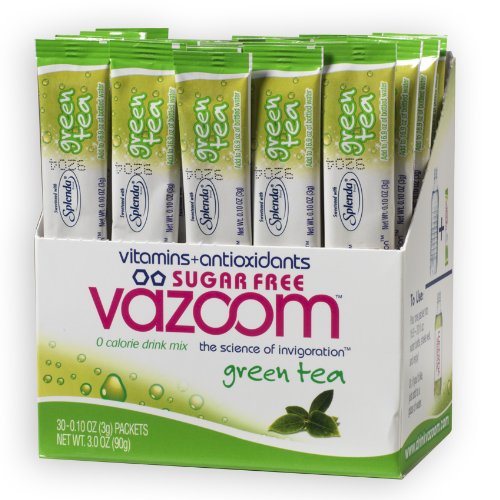 VAZOOM Vitamin and Antioxidant Sugar Free Green Tea Powder