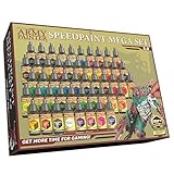 tabletop set 🖌️ ARMY PAINTER SPEED PAINT MEGA SET 🖌️ – Unsere neue Rezeptur ermöglicht die erste echte Einschichtlackierung für eine breite Palette von Tabletop-Figuren, etwa Warhammer 40k Space Marines. Sie bietet hervorragende Deckkraft, lebhafte Sättigung und einen glatten, fleckenlosen letzten Schliff. Sie beruht auf einem neuartigen Harz mit den hervorragenden Eigenschaften von Speedpaint, aber mit stärkerer Farbe.