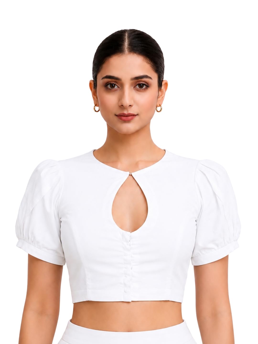 thevasa Women's Divine Keyhole Blouse-picture-17