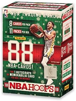 2018-19 Panini NBA Holiday Hoops Basketball Card Blaster Box with 1 Autograph or Memorabilia Card - LUKA DONCIC Possible Rookie Cards!