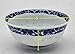 10 Pcs Fine Porcelain Blue and White Rice Pattern Bowls, Cereal Bowls, Rice Bowls with Free 10 Porcelain Spoons Jingdezhen China