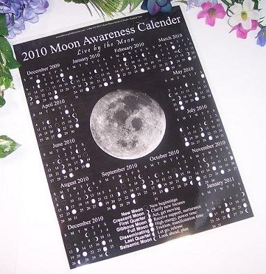 Ritual Tools - 2010 Moon Awareness Calendar - Based on PST