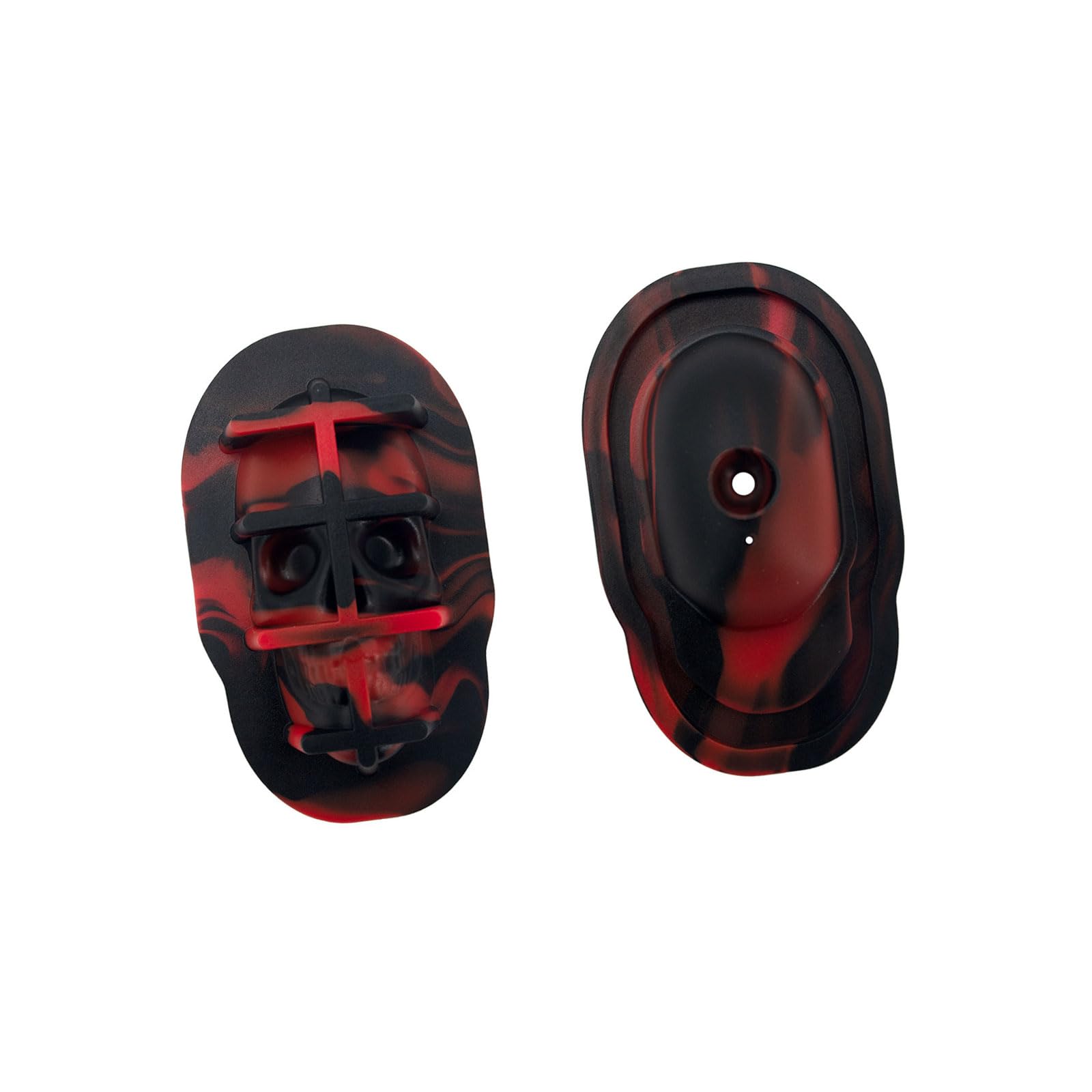 ATRYG 3D Skull Head Shape Mold Silicone Round Ice Ball Maker for Creative Drink and Parties Popsicles Making Tool