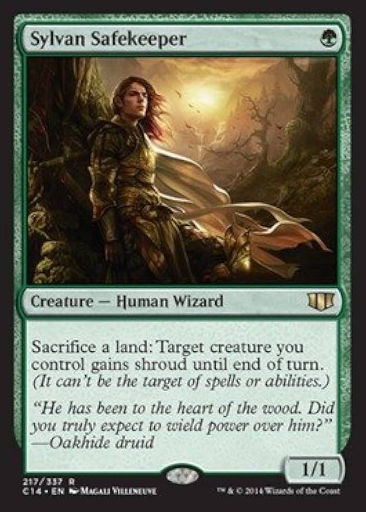 mtg Foil】《森を護る者/Sylvan Safekeeper 日本語 jp EX]森を護る者/Sylvan Safekeeper《日本語》【JUD】