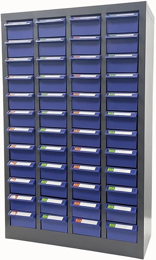 TECHTONGDA Bolt and Nut Tool Storage Cabinet 48 Drawers Parts Cabinet Contains Assortment KIT Part Cabinet Organization Shelves