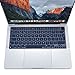 MOSISO Keyboard Cover Skin Compatible with MacBook Air 13.6 M3 A3113 M2 A2681 2025-2022, for MacBook Air 15 2025-2023, for Mac Pro 14/16 inch M4 M3 M2 M1 2021-2025, EU Layout, Navy Blue