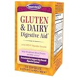 Nature's Secret Gluten & Dairy Digestive Aid - 50 Capsules - Helps Break Down Wheat Protein & Milk Lactose - 25 Servings