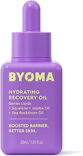 BYOMA Hydrating Recovery Oil: Squalane & Jojoba Face Oil for Barrier Repair, Instant Glow & Radiant Skin - 1.01 fl oz