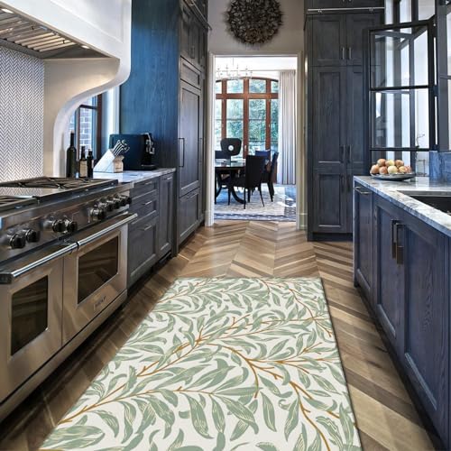 Tapis moderne bohème de style Morris, finitions soignées pour maison chic - 3