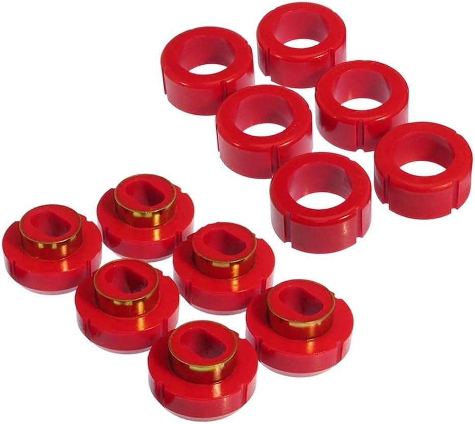 7-108 Body and Cab Mount Bushing Kit for Chevrolet C10, C20, K10, K20, K30 Trucks (1981-1987) - Red