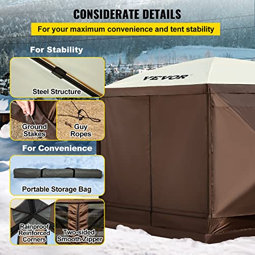 Vevor 12 X 12 FT POP-UP GAZEBO SCREEN TENT Pop-Up Gazebo Screen Tent thumb #6