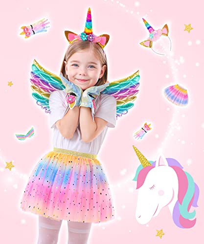 Set de disfraz y accesorios de princesa para niñas miniatura 3