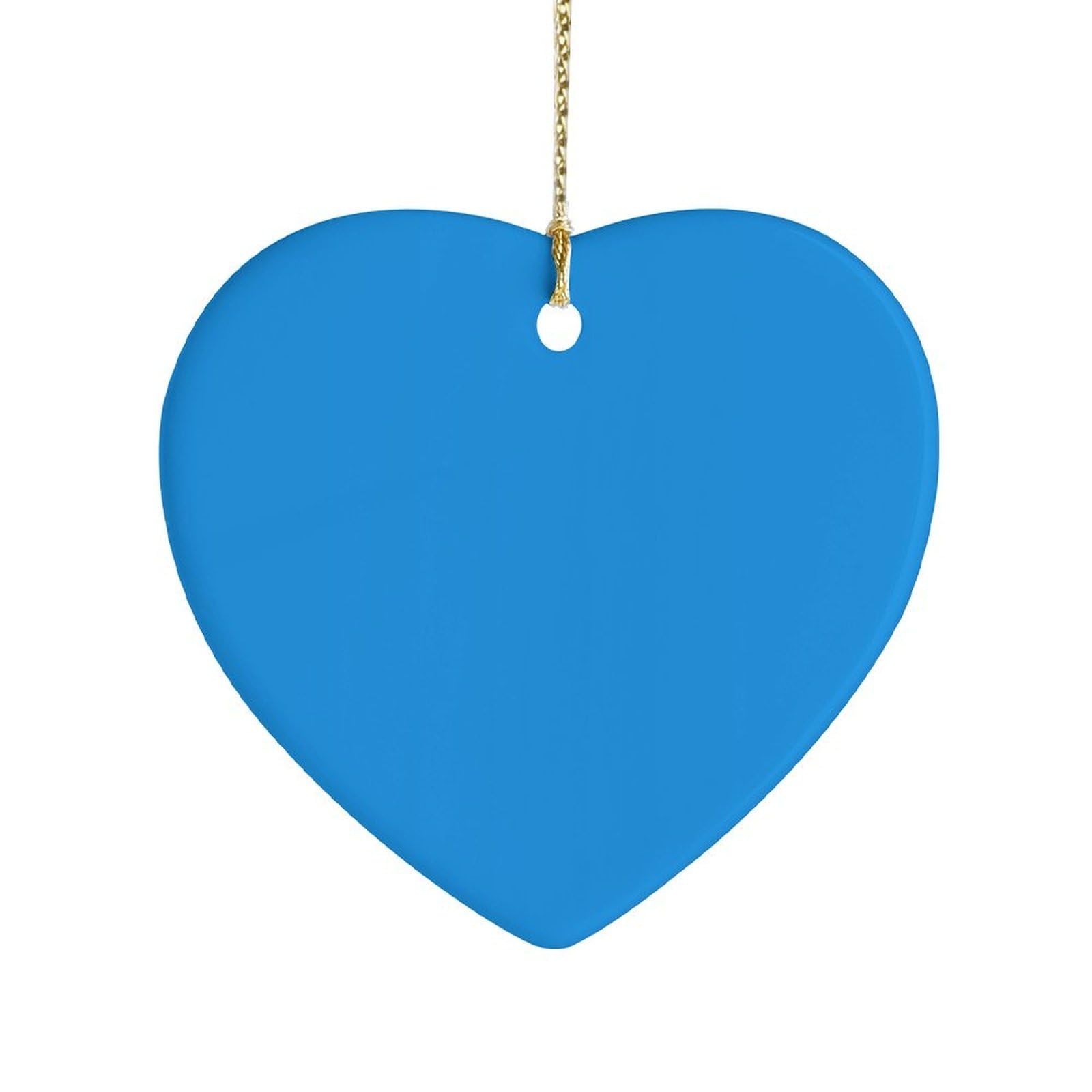 Fekiloot Style Indigo Ceramic Ornament Home Decor Keepsake