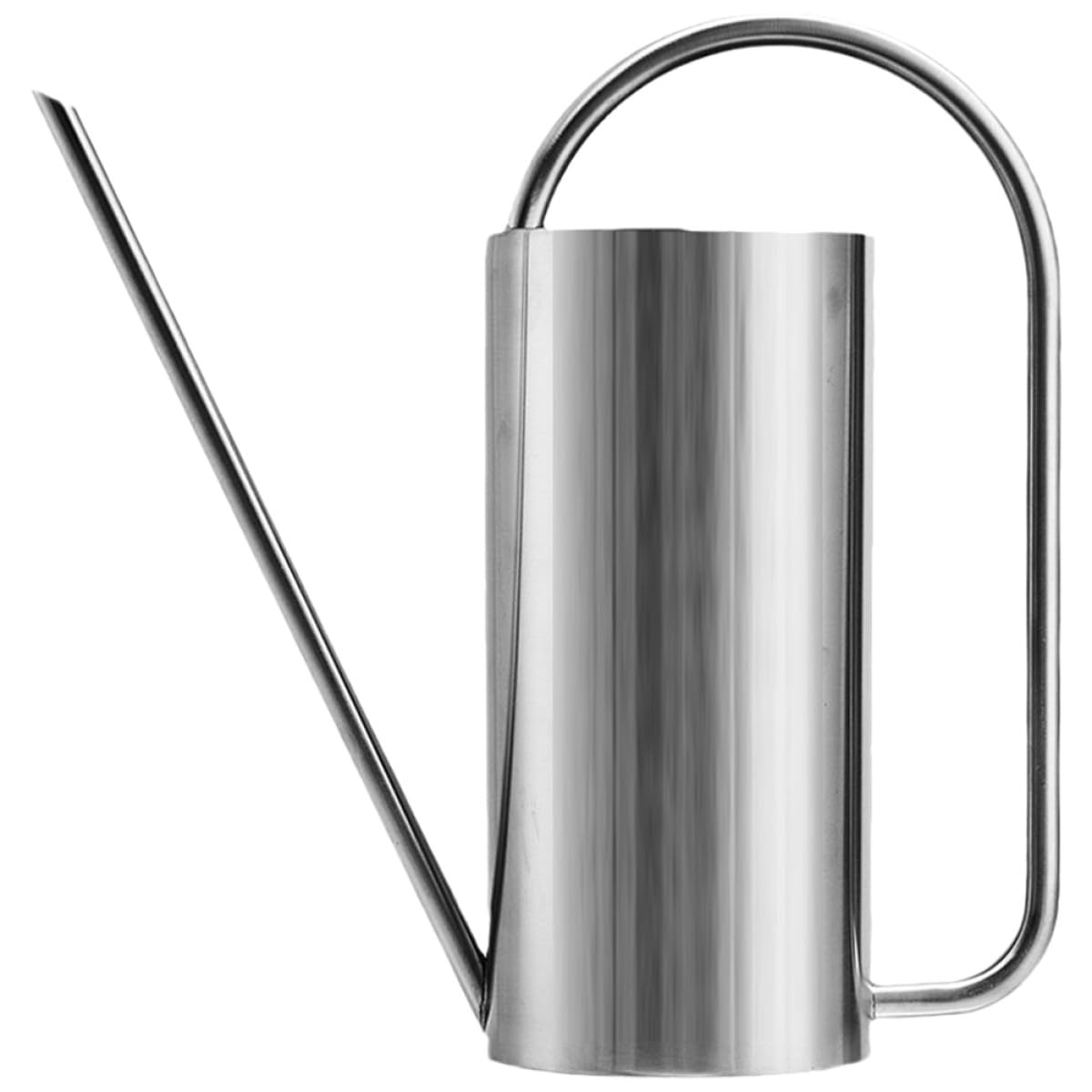 SHOWERORO Regadera Metálica Vintage con Boquilla Larga y Apertura Grande de Acero Inoxidable 1.5l para Riego Práctico en Plantas y Bonsáis en Interiores y Jardín