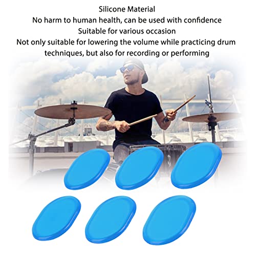 Almofadas de Silenciamento de Bateria, Abafador de Bateria de Silicone Seguro para Reduzir o Volume