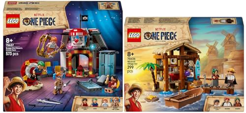 Lego One Piece Lot de 2 jeux : 75636 Cabane dans le village éolien & 75637 Chapiteau de cirque de Buggy le Clown