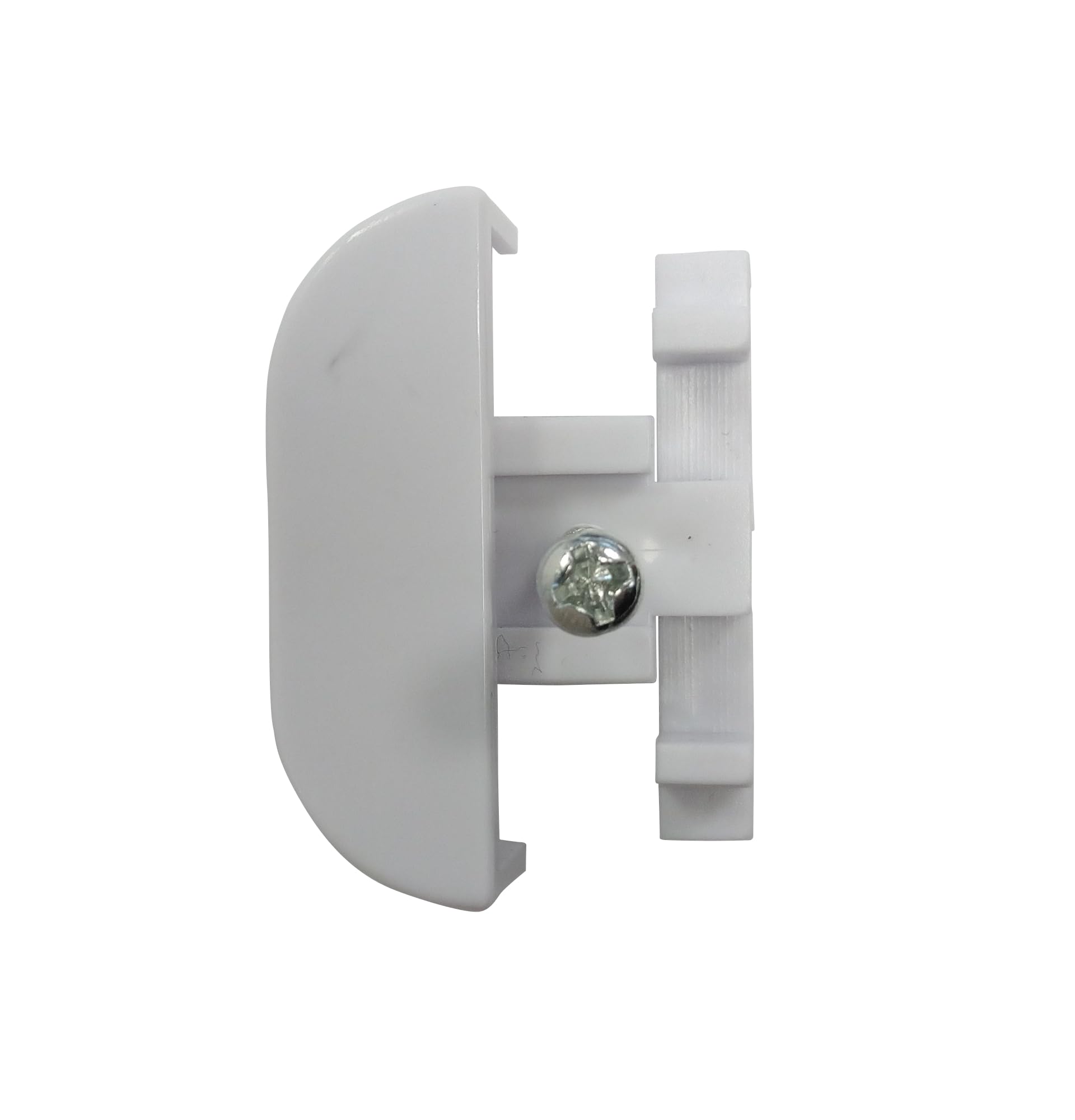 Merriway® BH07940 Curtain Stop Ends To Fit Superwhite/Drape/Crest tracks (Pack of 2), White
