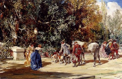 Impression Tableaux Graffiti Art Mural haut de gamme : œuvre moderne Les Chasseurs 60x90cm
