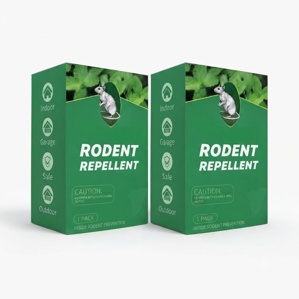 Rodent Repellent Tablets | Natural Indoor & Outdoor Mouse and Rat Repellent for Home, Garage, Kitchen, Warehouse & Garden | Long-Lasting Pest Control Tablets | Easy-to-Use Rodent Deterrent-image-14